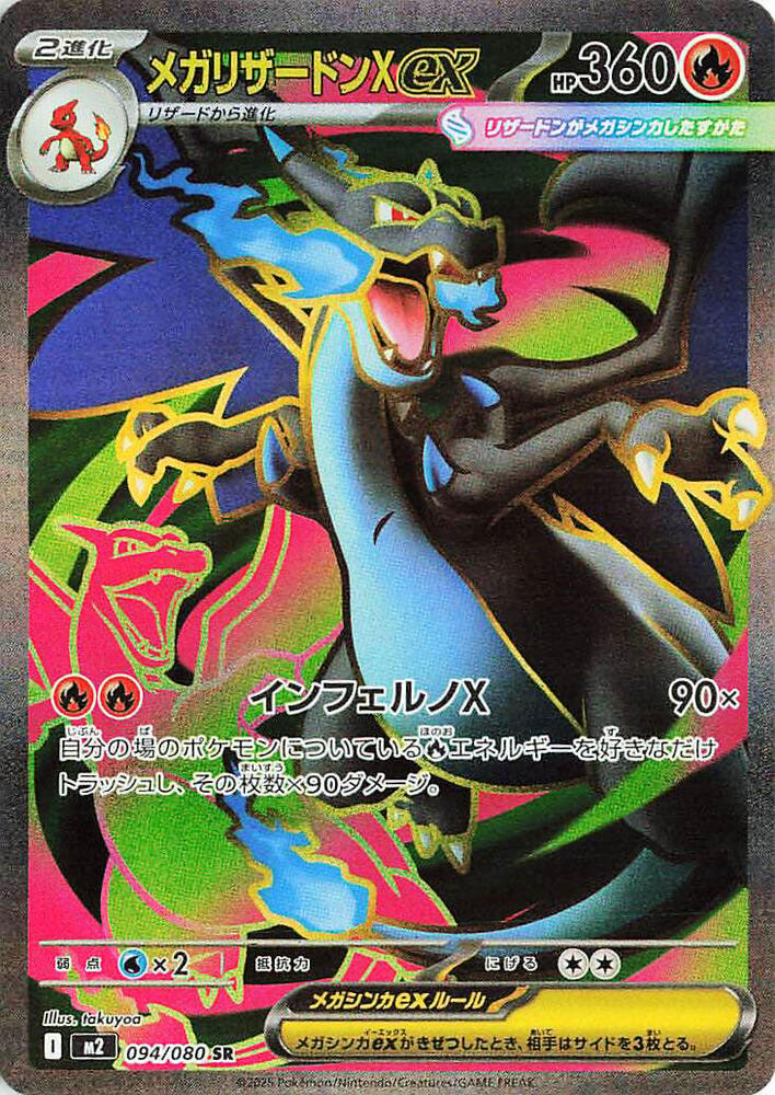 PokeDATA - Check current Pokemon card values for Mega Charizard X 094!